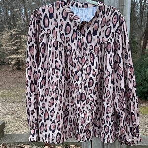 Leopard Print Women's Top